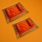 Pack of 2 Velvet Asan Takiya Pillow Set for Laddu Gopal, Krishna, Kanha Ji Ganesha God Goddess Idols – 9 x 6.5 Inch Soft Mattress Cushion Gadda Bed Cum Aasan for Pooja, Home Temple Decor